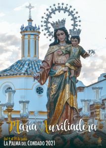 Cartel de las Fiestas de María Auxiliadora en La Palma del Cdo 