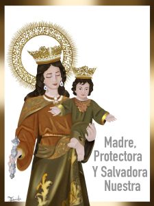 Concurso Cartel Infantil de las Fiestas de María Auxiliadora 2020. La Palma del Condado 