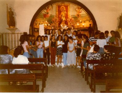 Aniversario del grupo joven y del coro de María Auxiliadora 