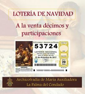 Lotería de Navidad de La Archicofradía de María Auxiliadora 