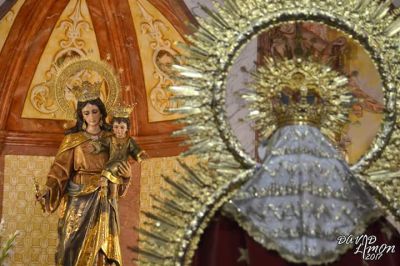 La Virgen del Valle visitó La Iglesia de El Salvador.  